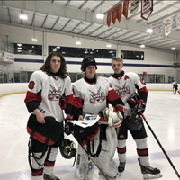 L-R - Keigan Hassatt, Jake Shuya, Brandon Mack