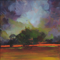 Sunrise, Acrylic, Private Collection