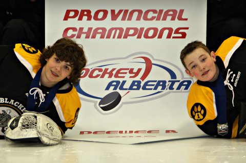 Our goalies!! Can't do it without them