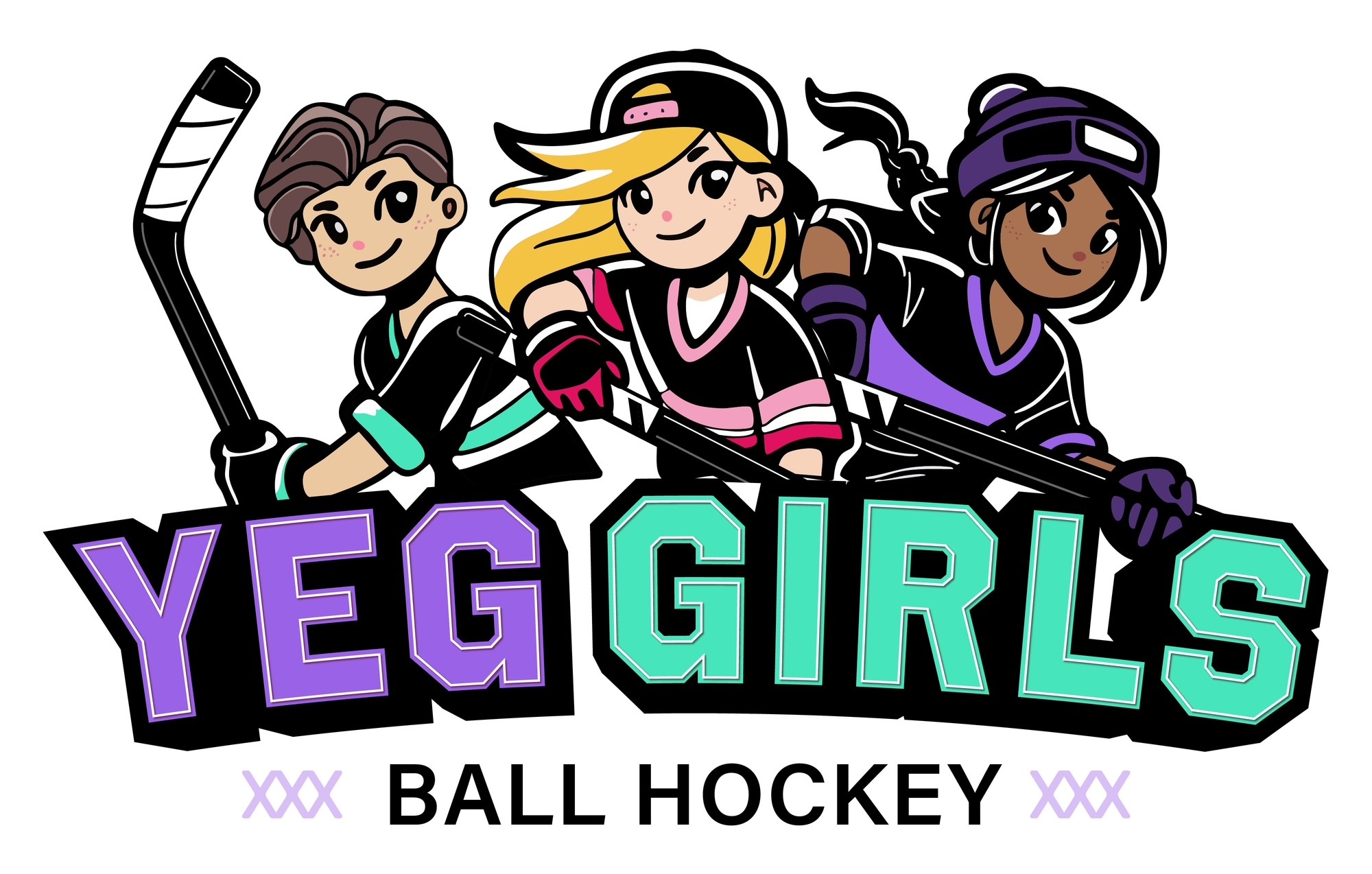 YEG Girls Ball Hockey