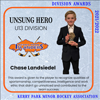 U13 Unsung Hero