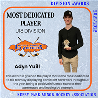 U18 Most Dedicated Player