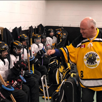 Mayor Frank Scarpitti Visits Markham Ringette!