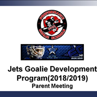 Jets Goalie Development Program