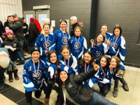 Médaillées d'Argent Finale NCRRL 2019 - U12C2