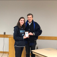 Nicole Crosthwaite winner of the Mike Serio
