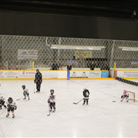Trying our best at our home rink, go Titans!